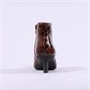 Wonders Flexfit Croc High Heel Boot - Cognac Croc